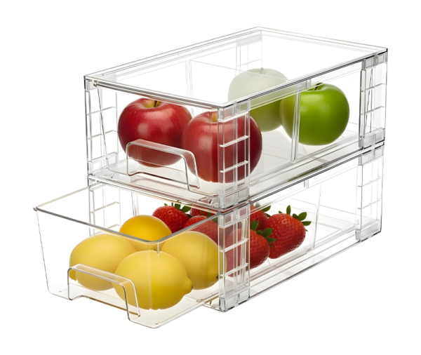 Plastic Refrigerator Storage Box, Suitable for Refrigerators and Pantries