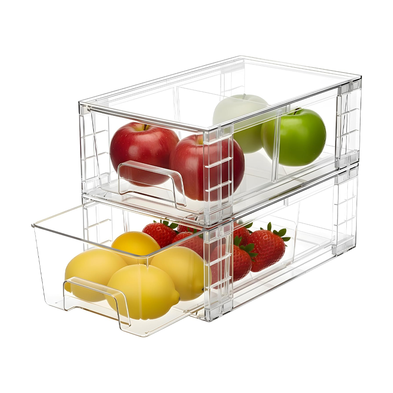Plastic Refrigerator Storage Box, Suitable for Refrigerators and Pantries