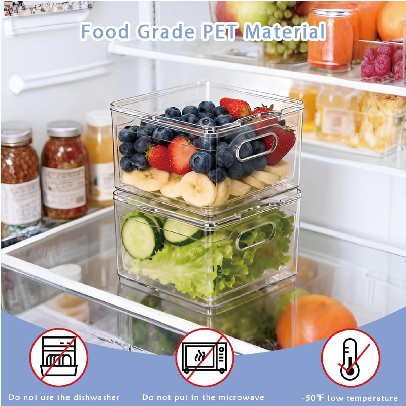 Transparent Food Storage Container, Refrigerator Storage Box, Suitable for Storing Fruits in the Refrigerator - Image 3